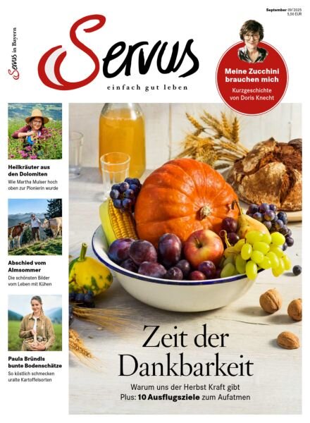 Servus in Bayern – September 2025 Cover