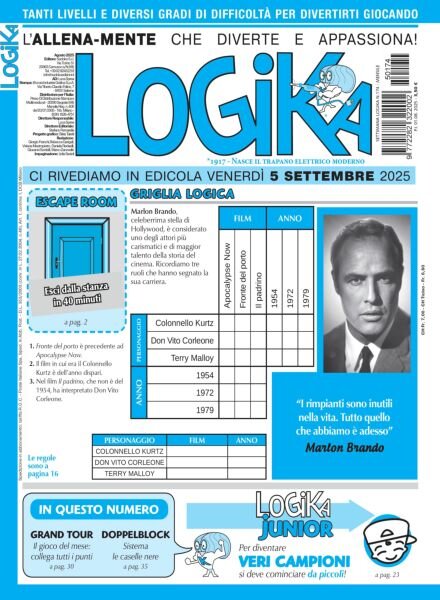 Settimana Logika – Agosto 2025 Cover
