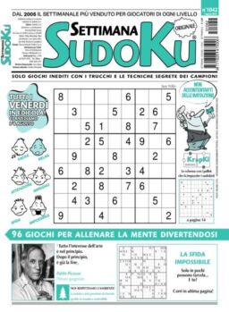 Settimana Sudoku – 1 Agosto 2025