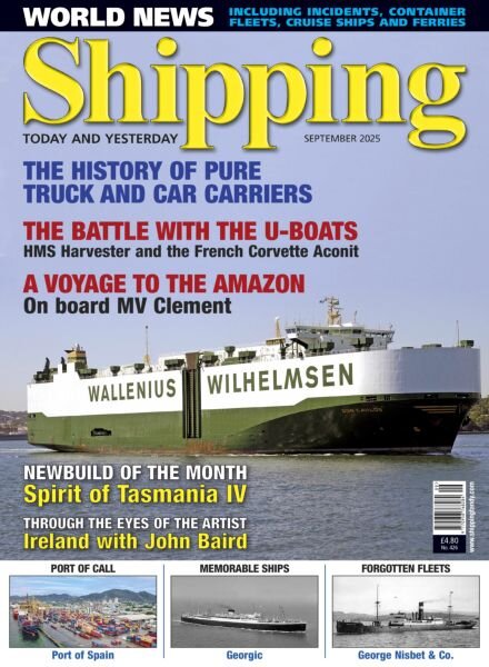 Shipping Today & Yesterday – September 2025 Cover