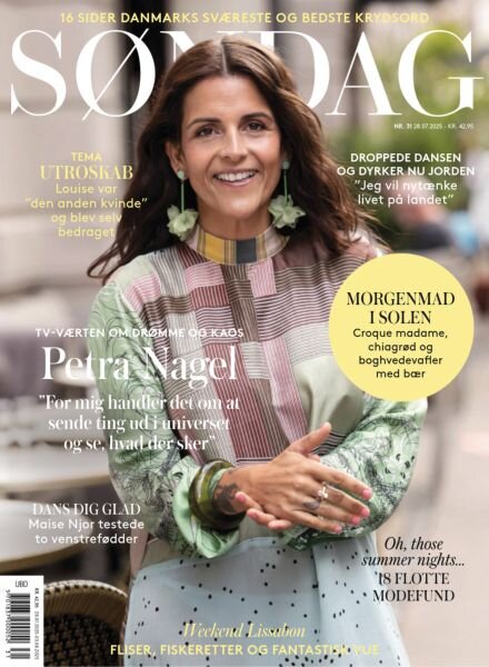 Sondag – 28 Juli 2025 Cover