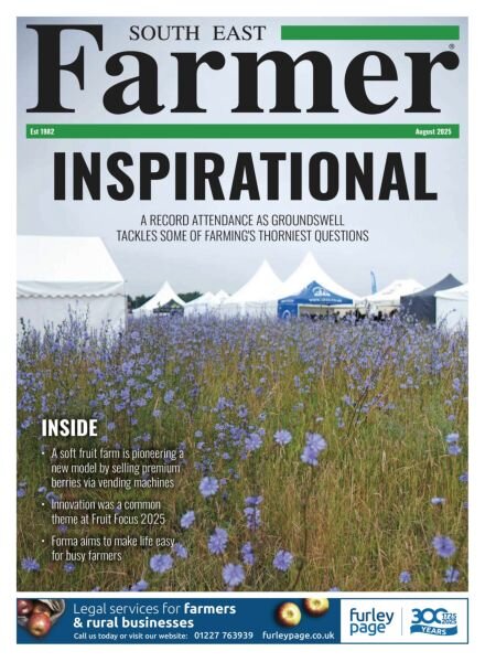 South East Farmer – August 2025 Cover