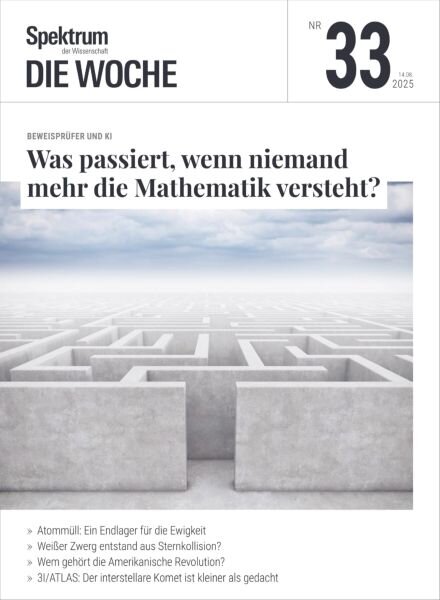 Spektrum Die Woche – 14 August 2025 Cover