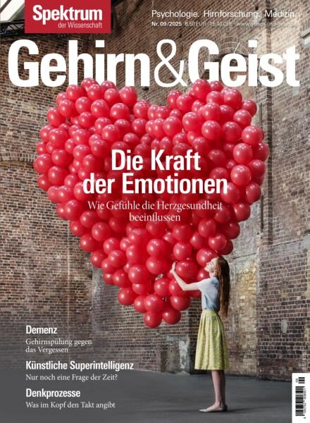 Spektrum Gehirn&Geist – September 2025 Cover