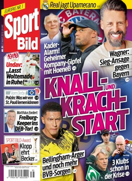 Sport Bild – 27 August 2025 Cover
