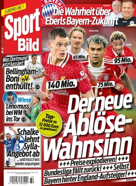 Sport Bild – 6 August 2025 Cover