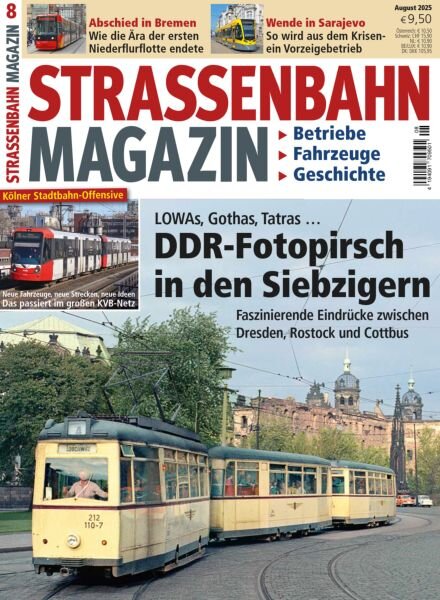 Strassenbahn Magazin – August 2025 Cover