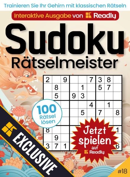 Sudoku-Ratselmeister – Juli 2025 Cover