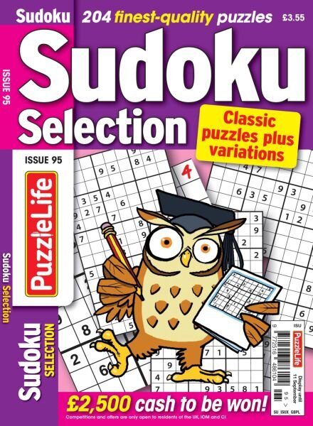 Sudoku Selection – August 2025 Cover