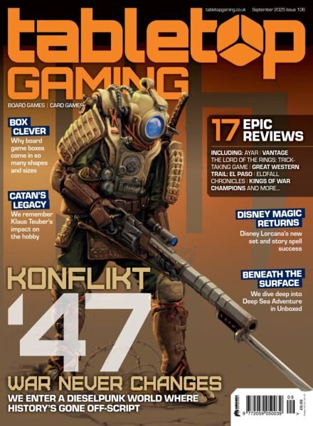 Tabletop Gaming – September 2025 Cover