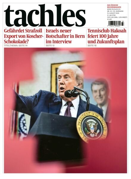 Tachles – 15 August 2025 Cover