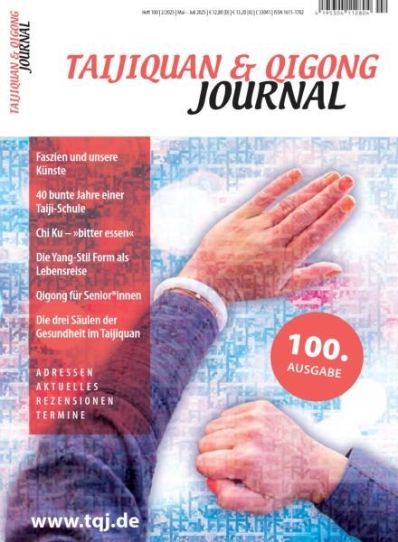 Taijiquan & Qigong Journal – Mai-Juli 2025 Cover