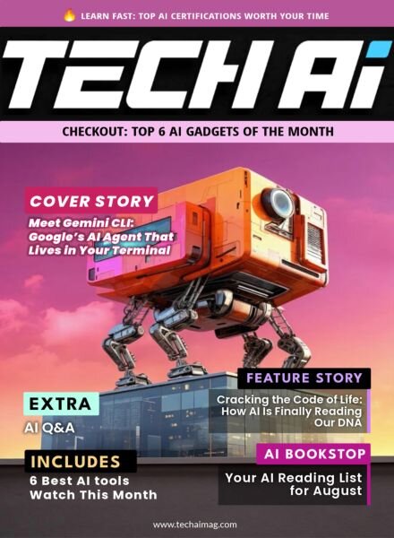 Tech AI Magazine – August 2025 Cover