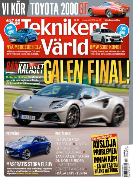 Teknikens varld – 6 Augusti 2025 Cover