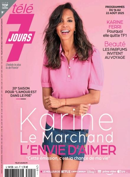 Tele 7 Jours – 11 Aout 2025 Cover