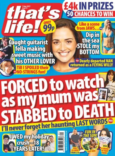 that’s life! UK – 31 July 2025 Cover