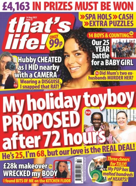 that’s life! UK – 7 August 2025 Cover