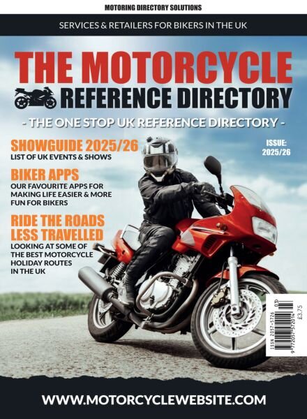 The Motorcycle Reference Directory – 2025-2026 Cover