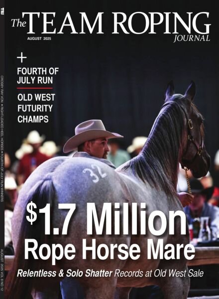 The Team Roping Journal – August 2025 Cover
