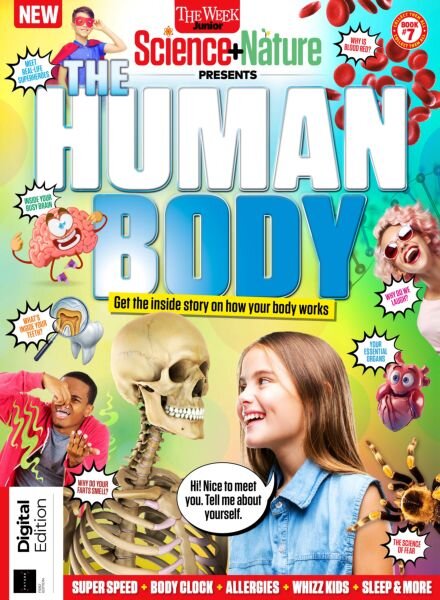 The Week Junior Science+Nature Presents – The Human Body – 1st Edition 2025 Cover