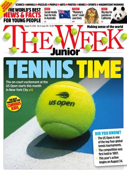 The Week Junior USA – 15 August 2025 Cover
