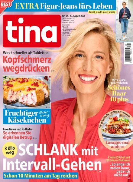 Tina – 20 August 2025 Cover
