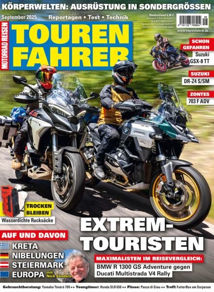 Tourenfahrer – September 2025 Cover