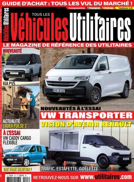 Tous Les Vehicules Utilitaires – Mai-Juillet 2025 Cover