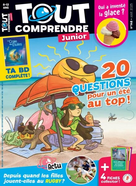Tout Comprendre Junior – Aout 2025 Cover