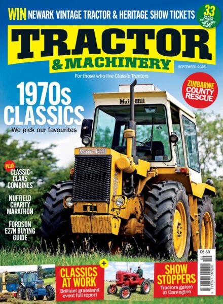 Tractor & Machinery – September 2025 Cover