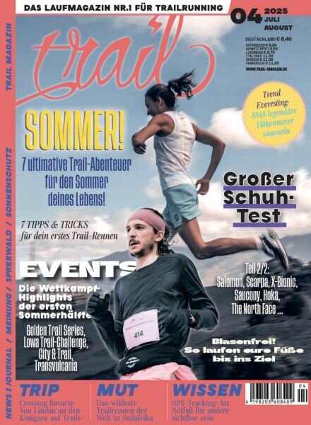 Trail Magazin – Juli-August 2025 Cover