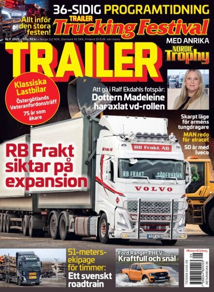 Trailer Sverige – Augusti 2025 Cover