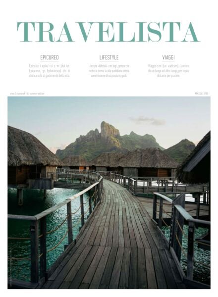 Travelista Magazine – Summer 2025 Cover