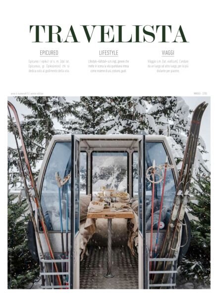 Travelista Magazine – Winter 2024-2025 Cover