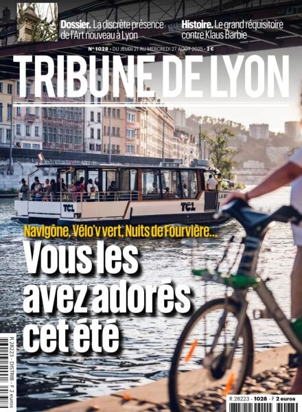 Tribune de Lyon – 21 Aout 2025 Cover