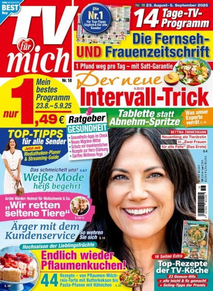 TV fur mich – 14 August 2025 Cover