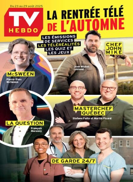 TV Hebdo – 23 Aout 2025 Cover