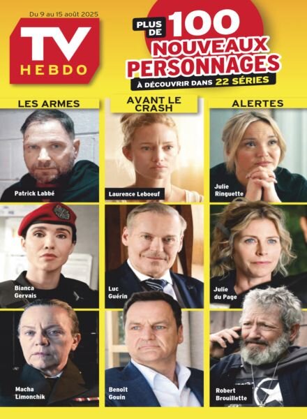 TV Hebdo – 9 Aout 2025 Cover