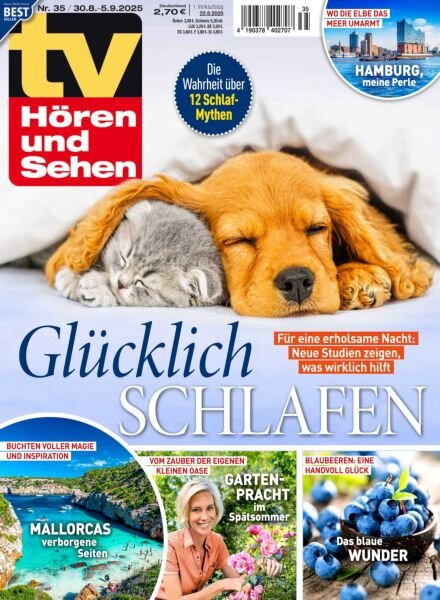 TV HOren und Sehen – 22 August 2025 Cover
