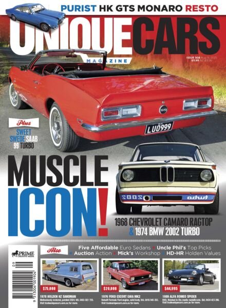 Unique Cars Australia – 18 August 2025 Cover