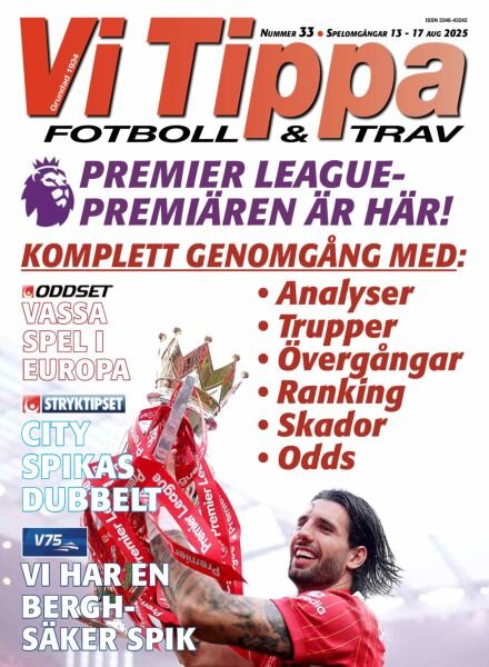Vi Tippa – 12 Augusti 2025 Cover