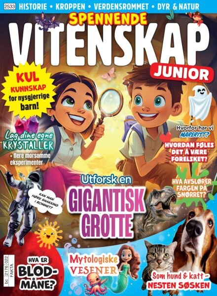 Vitenskap Junior Norge – August 2025 Cover