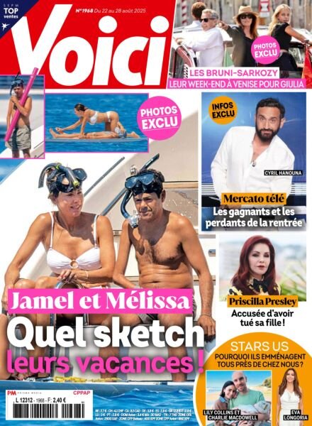 Voici – 22 Aout 2025 Cover