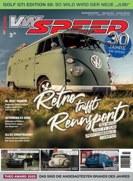 VW Speed – August 2025 Cover