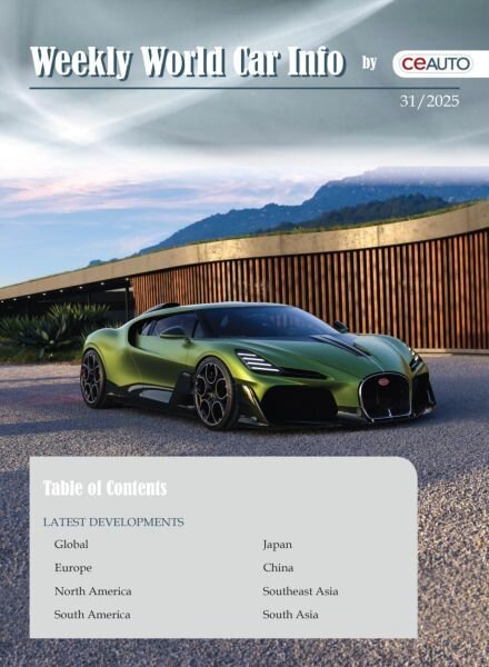 Weekly World Car Info – 9 August 2025 Cover