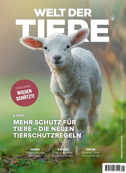 Welt der Tiere – August-September 2025 Cover