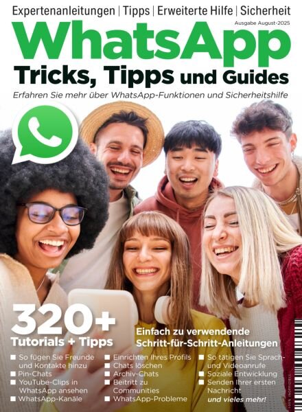WhatsApp Tricks Tipps und Guides – August 2025 Cover