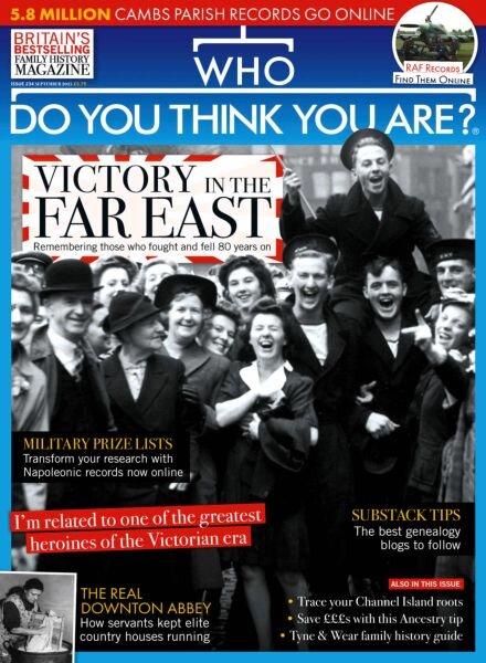 Who Do You Think You Are – September 2025 Cover