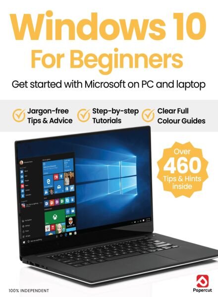 Windows 10 For Beginners – Summer 2025 Cover
