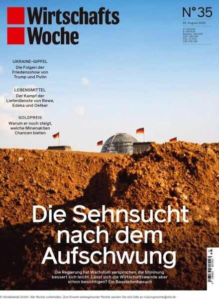 WirtschaftsWoche – 22 August 2025 Cover